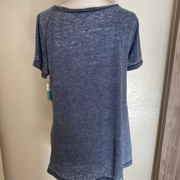 NWT Susina medium ruched burnout tee - Picture 6 of 6